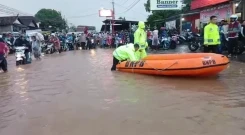 Luapan Sungai Sebabkan Banjir di Pesawaran